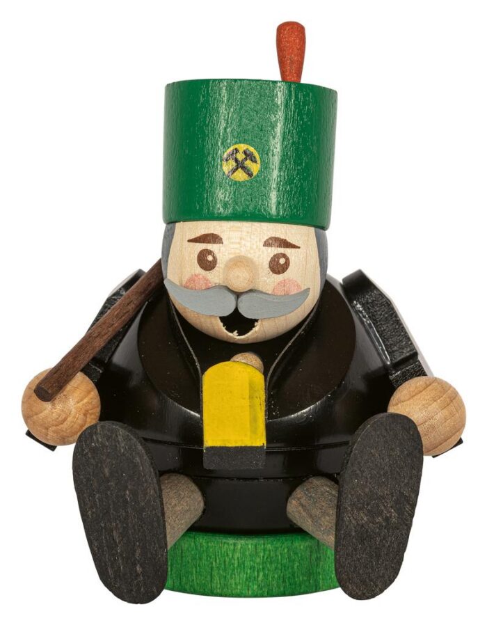 Richard Glaesser Minikugelrauchmann Bergmann aus Seiffen im Erzgebirge