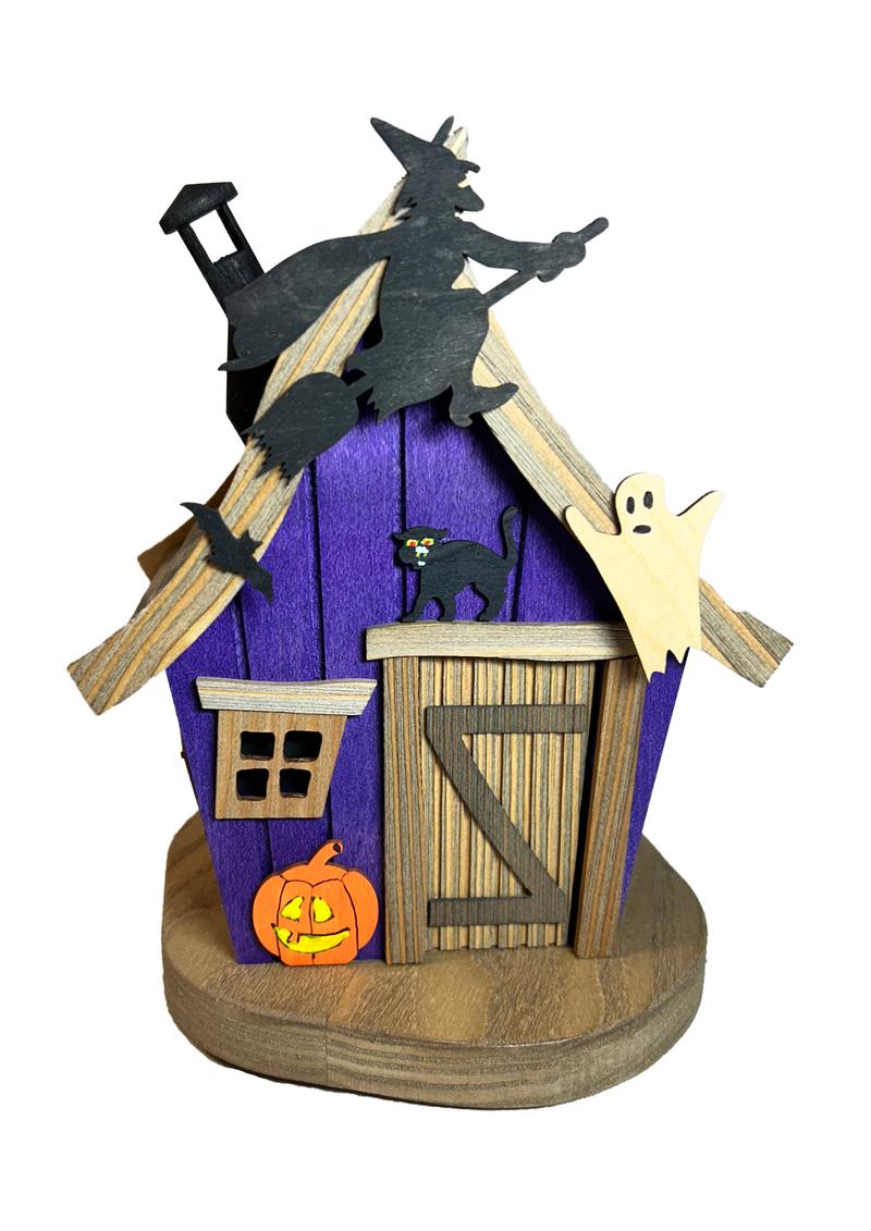 Richard Glaesser Räucherhäuschen Abenteuerhaus Halloween aus Seiffen im Erzgebirge