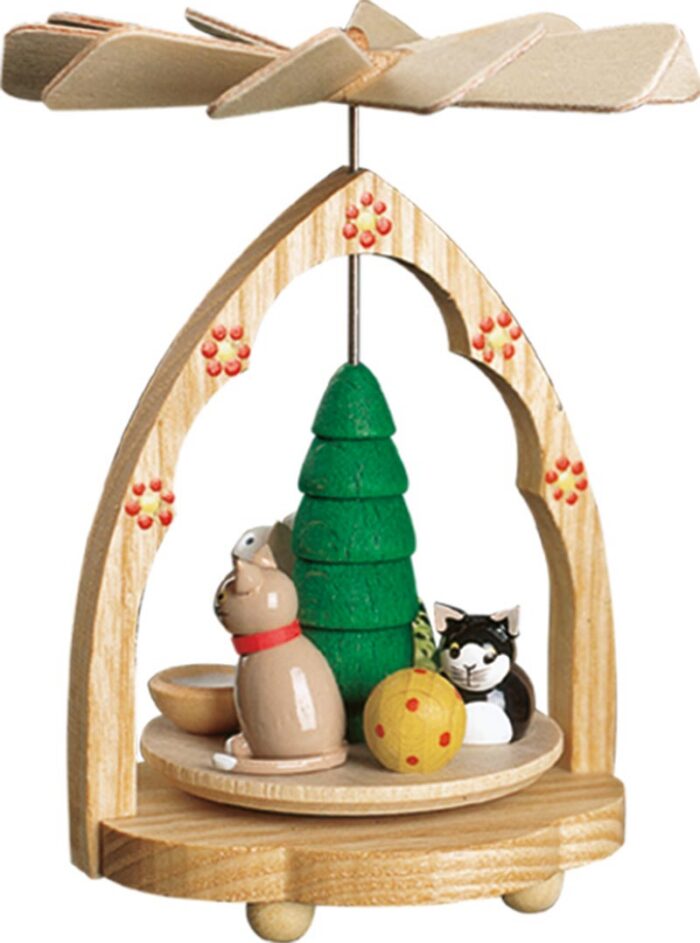 Richard Glaesser Wärmespiel Katzen aus Seiffen im Erzgebirge
