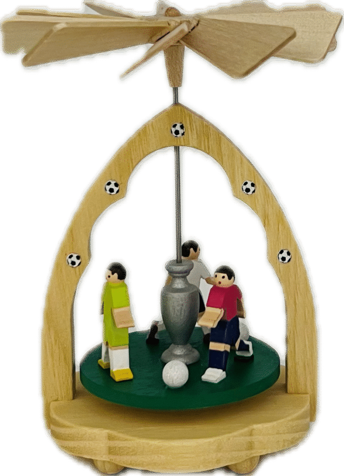 Richard Glaesser Wärmespiel Fussball aus Seiffen im Erzgebirge