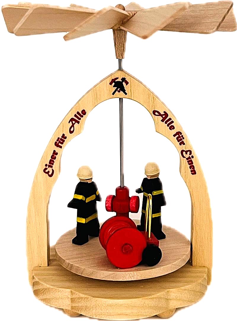 Richard Glaesser Wärmespiel Feuerwehr aus Seiffen im Erzgebirge